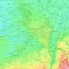 Topografische kaart Limburg, hoogte, reliëf