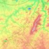 Topografische kaart Braine-Le-Comte, hoogte, reliëf