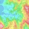 Topografische kaart Gondomar, reliëfkaart, hoogtekaart