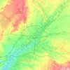 Topografische kaart Lerida, reliëfkaart, hoogtekaart