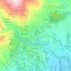 Topografische kaart Muzzano, hoogte, reliëf