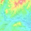Topografische kaart Cártama, hoogte, reliëf