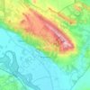 Topografische kaart Arguedas, reliëfkaart, hoogtekaart