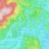 Topografische kaart Mozirje, hoogte, reliëf