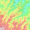 Topografische kaart Çaybaşı, hoogte, reliëf