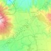 Topografische kaart Trans Nzoia, hoogte, reliëf