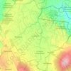 Topografische kaart Laikipia, hoogte, reliëf