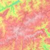 Topografische kaart Bastenaken, hoogte, reliëf