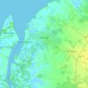 Topografische kaart Machala, reliëfkaart, hoogtekaart