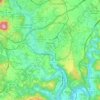Topografische kaart Manresa, reliëfkaart, hoogtekaart