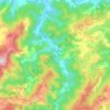 Topografische kaart Brusque, hoogte, reliëf