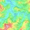 Topografische kaart Cambre, reliëfkaart, hoogtekaart