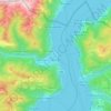 Topografische kaart Cannobio, hoogte, reliëf