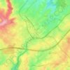 Topografische kaart Welkenraat, hoogte, reliëf