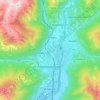 Topografische kaart Domodossola, reliëfkaart, hoogtekaart