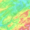 Topografische kaart Marche-en-Famenne, hoogte, reliëf