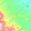 Topografische kaart Troia, reliëfkaart, hoogtekaart