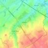 Topografische kaart Vreren, hoogte, reliëf