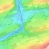 Topografische kaart Arrête de Fairon, hoogte, reliëf