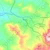 Topografische kaart Kisii, hoogte, reliëf