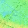 Topografische kaart Demer, hoogte, reliëf