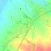 Topografische kaart Nanyuki, hoogte, reliëf