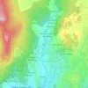Topografische kaart Río Sarela, reliëfkaart, hoogtekaart
